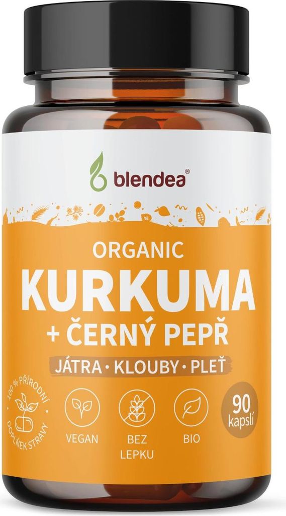 Kurkuma + piperín 90 kapsúl Obrázok produktu 