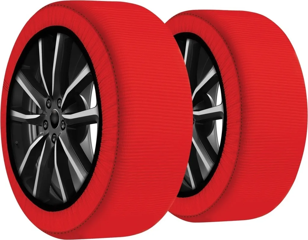 Kit 2 Calze da Neve DAC 245/45 R17 - Catene Tessili Misura L 3D