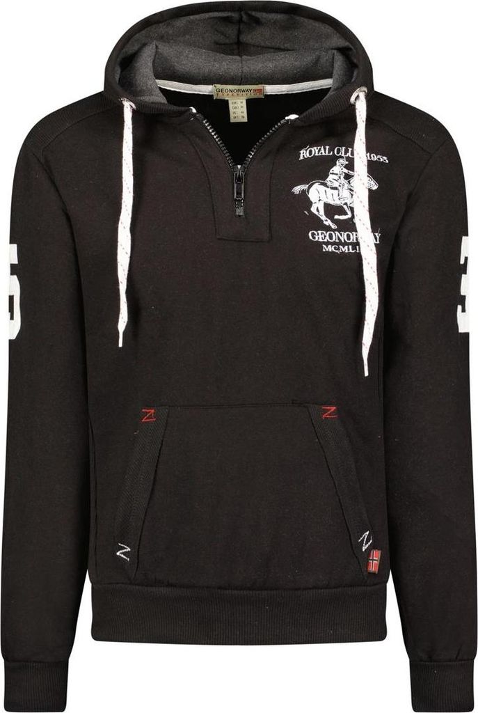 Geographical Norway Herren Bluse Schwarz WW4783H/GNO-Black Grösse M
