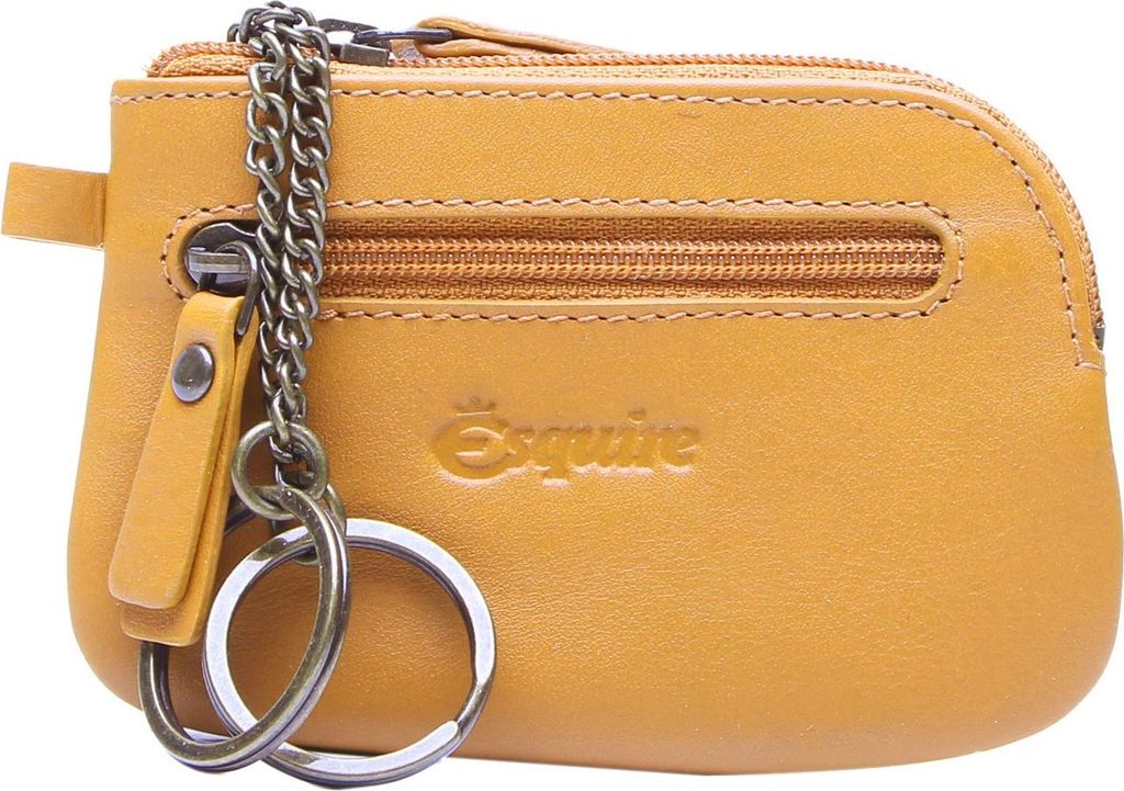 Esquire Leder Schlüsselmäppchen Peru Key Case Curry Produktbild 