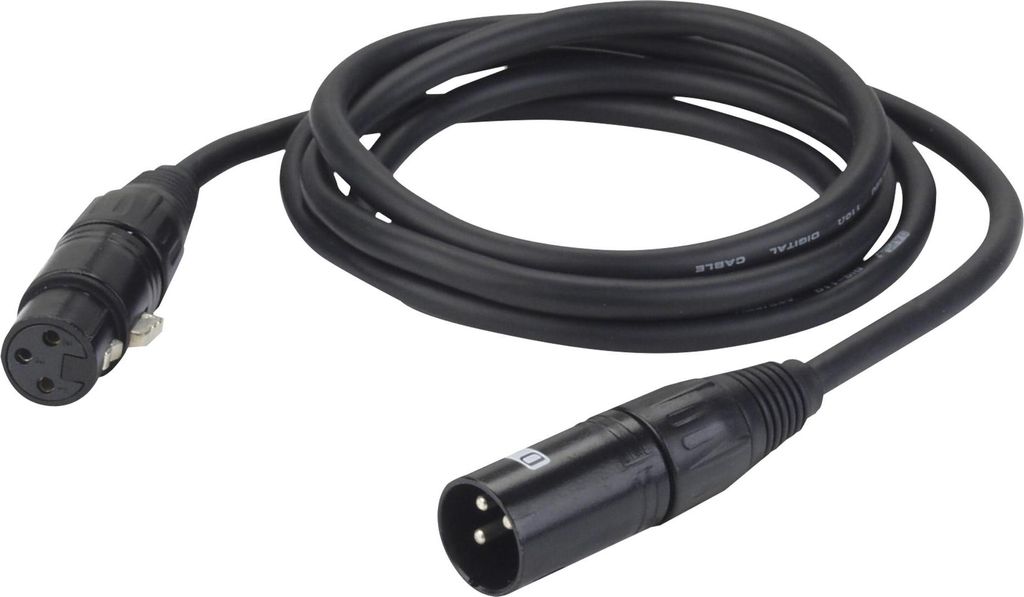 DAP FL09 - DMX/AES-EBU XLR/M 3P to XLR/F 3P 3 m
