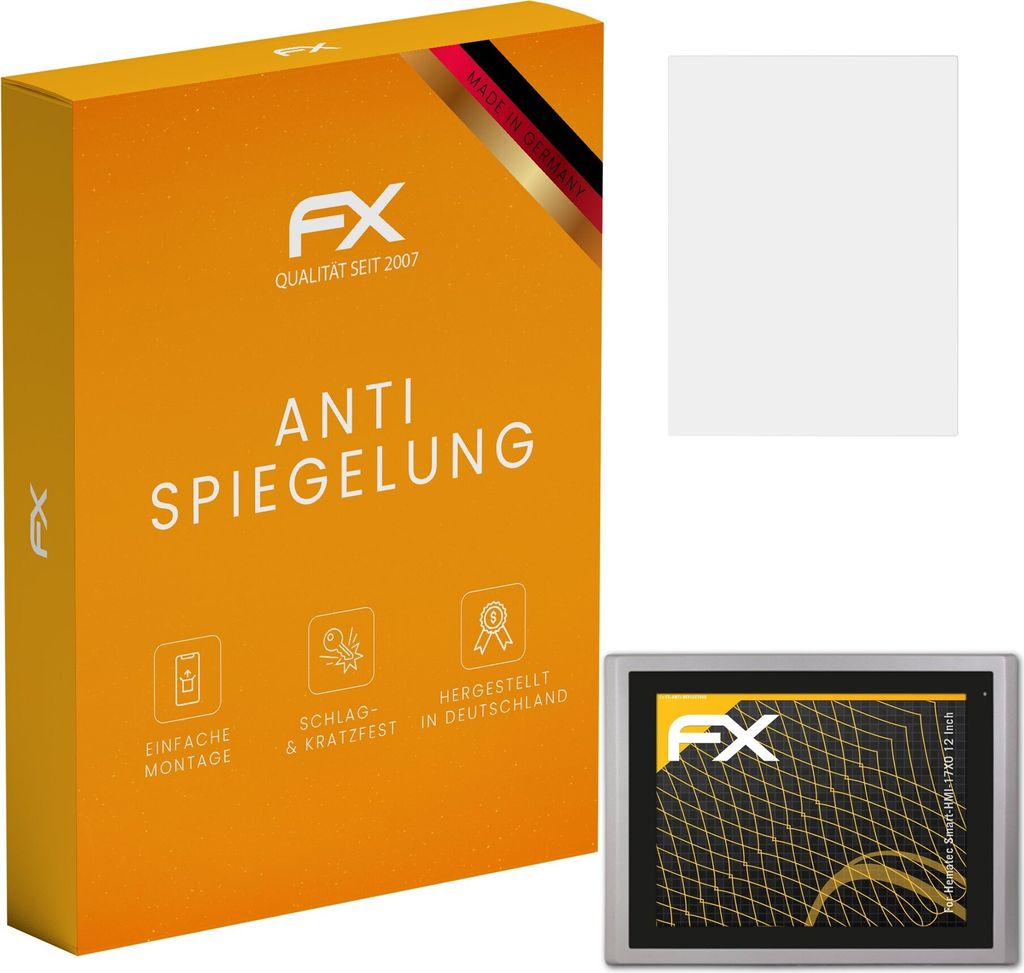 atFoliX FX-Antireflex Schutzfolie kompatibel mit Hematec Smart-HMI-17X0 (12 Inch) Displayfolie