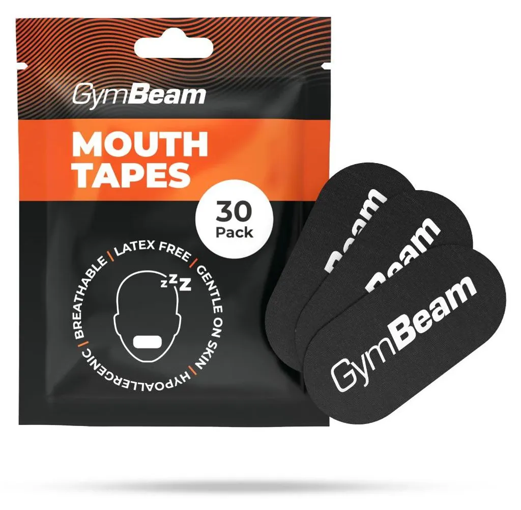 Bandes adhésives pour la bouche GymBeam hypoallergéniques et confortables
