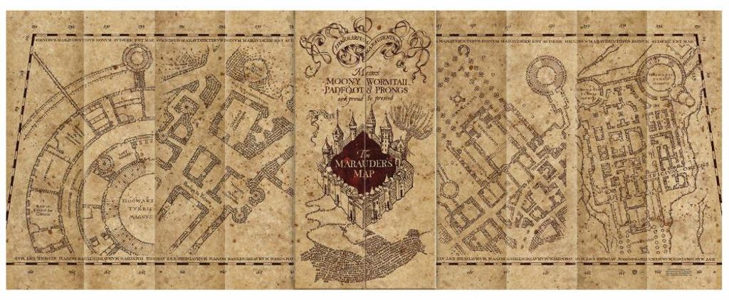 The Noble Collection HP - The Marauders Map Cover Puzzle, Immagine del prodotto 