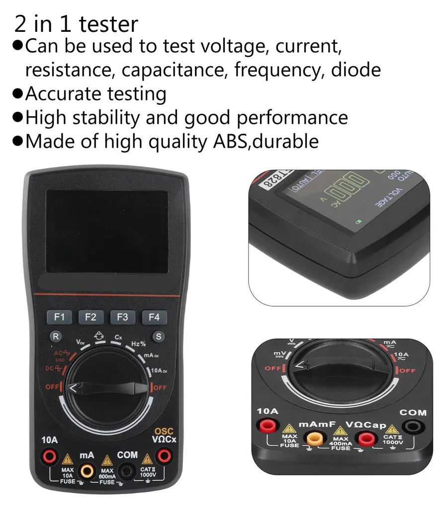 Oscilloscope-multimètre ET828 Pro pour détecter les pannes électriques - 15