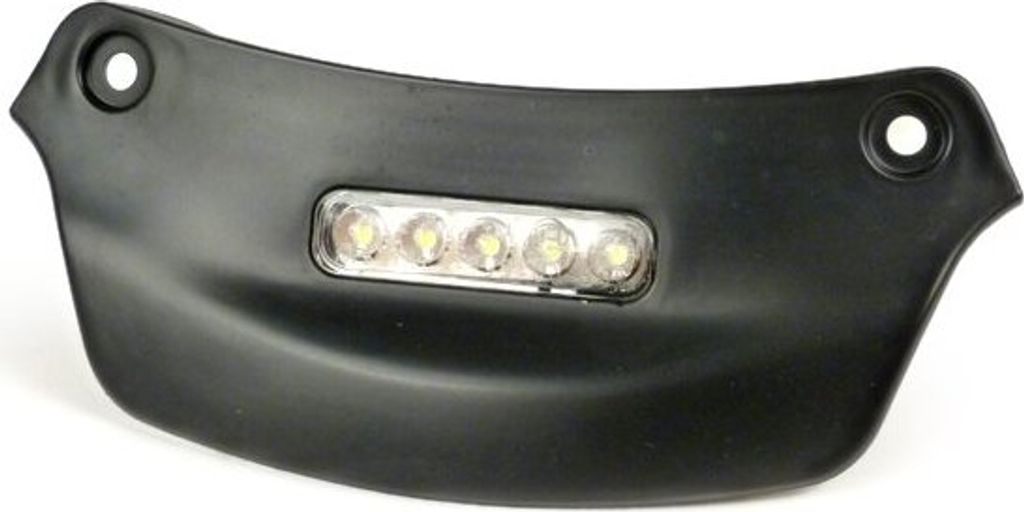 Kennzeichenbeleuchtung Moto Nostra LED schwarz matt für Vespa Primavera, Sprint