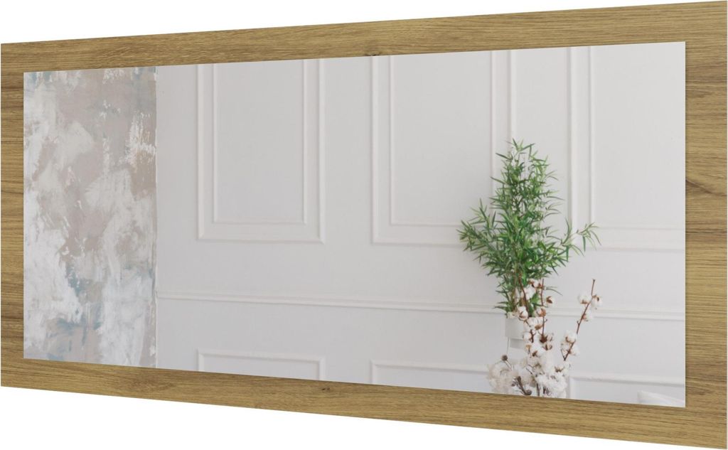Doman auf dekorativen Holzplatte 50x140 cm Eternal Oak im modernen Stil mit elegantem Rahmen und Befestigung