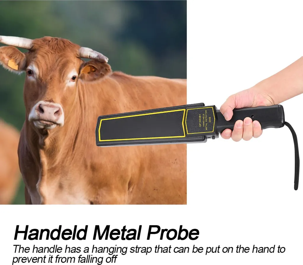 Détecteur métaux vache sensible et robuste avec alerte sonore et vibreur - 4
