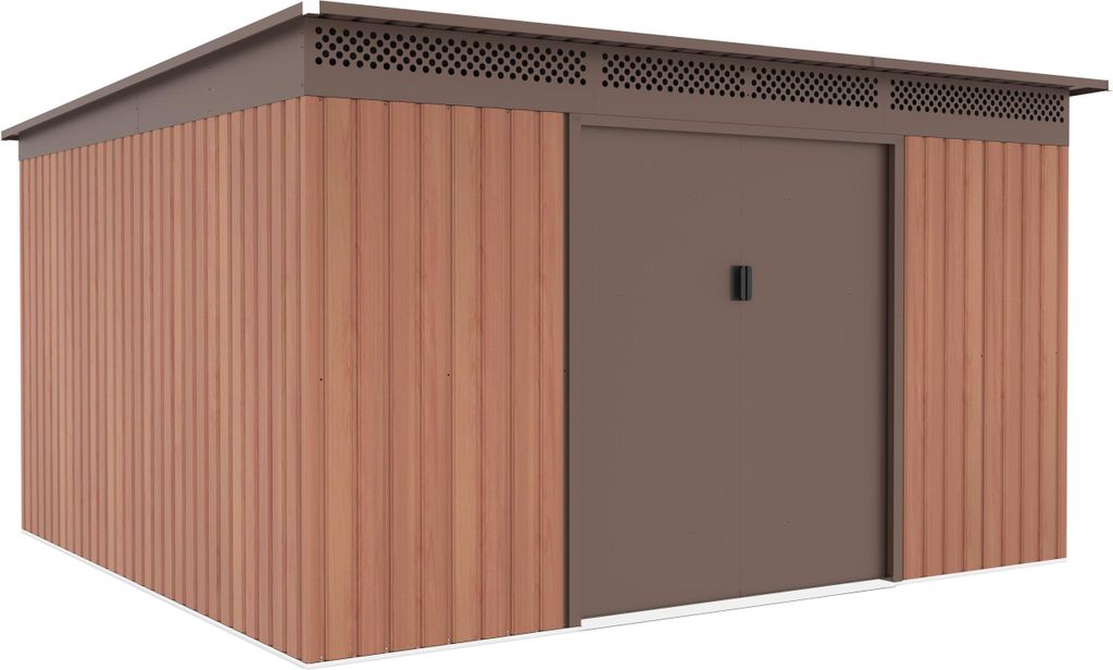 G21 Gartenhaus G21 GRAH 1132 - 340 x 333 cm, braun Produktbild 