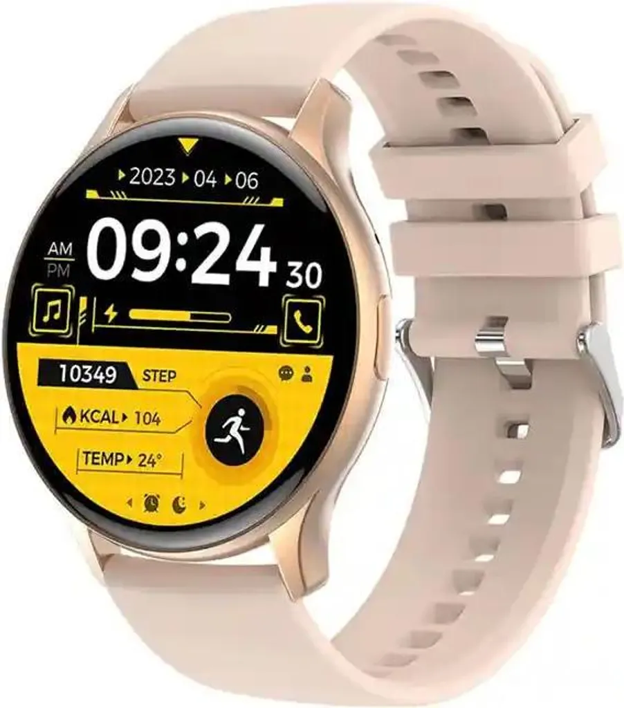 Montre intelligente GraceSmart Gold AMOLED 1.43 Écran Always-On