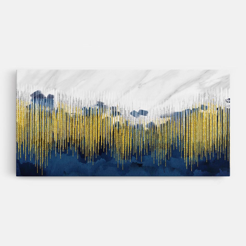 ARTHUB Leinwandbild 40x80 cm, Abstract Marble Art | Wohnzimmerdekoration, Hängende Bilder, Wanddekoration, Heimdekoration, Abstrakte, Abstrakt m...