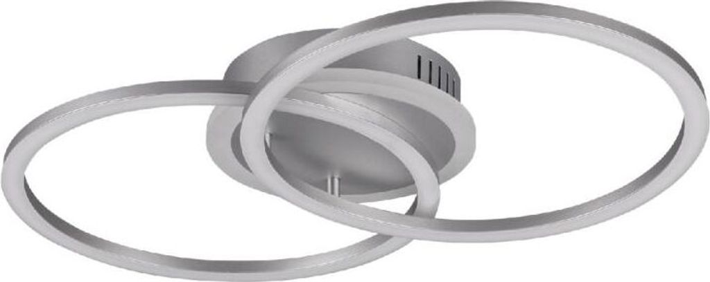 Reality LED Deckenleuchte VENIDA titanfarbig, Acryl weiß Produktbild 7