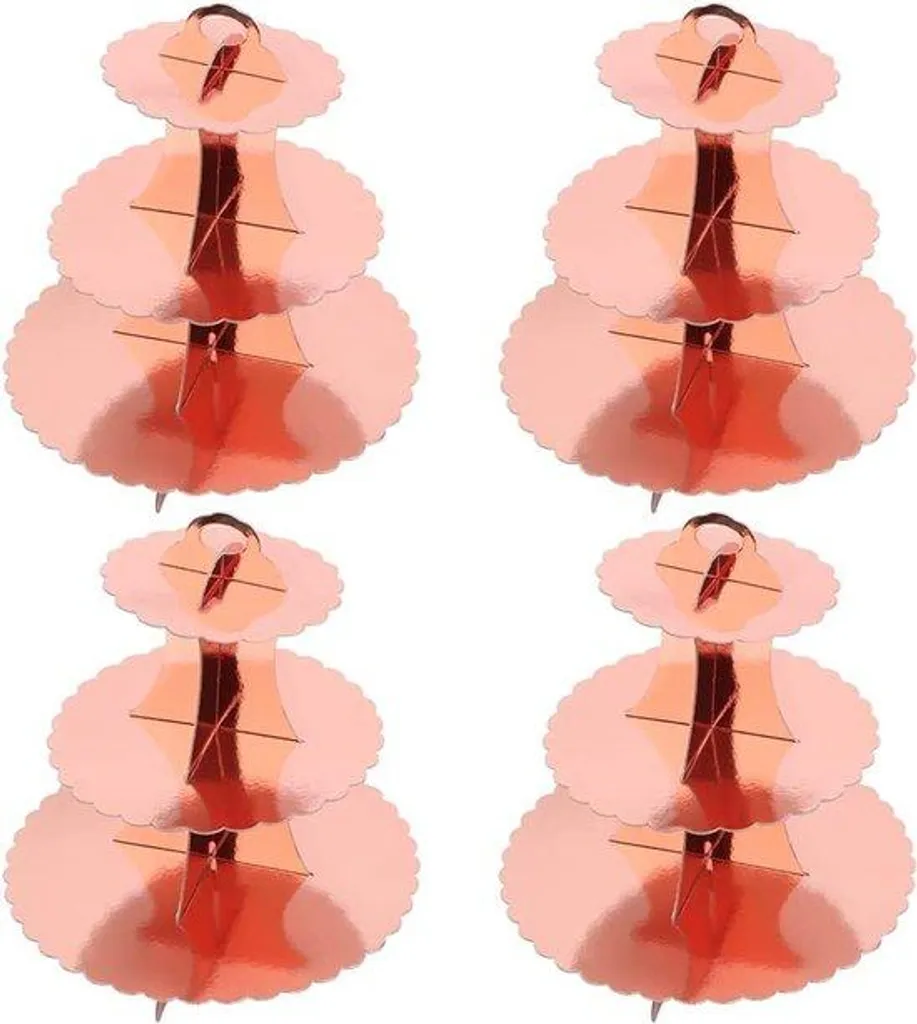 Serviteur à gâteaux design pour buffet de réception - Set de 3 supports