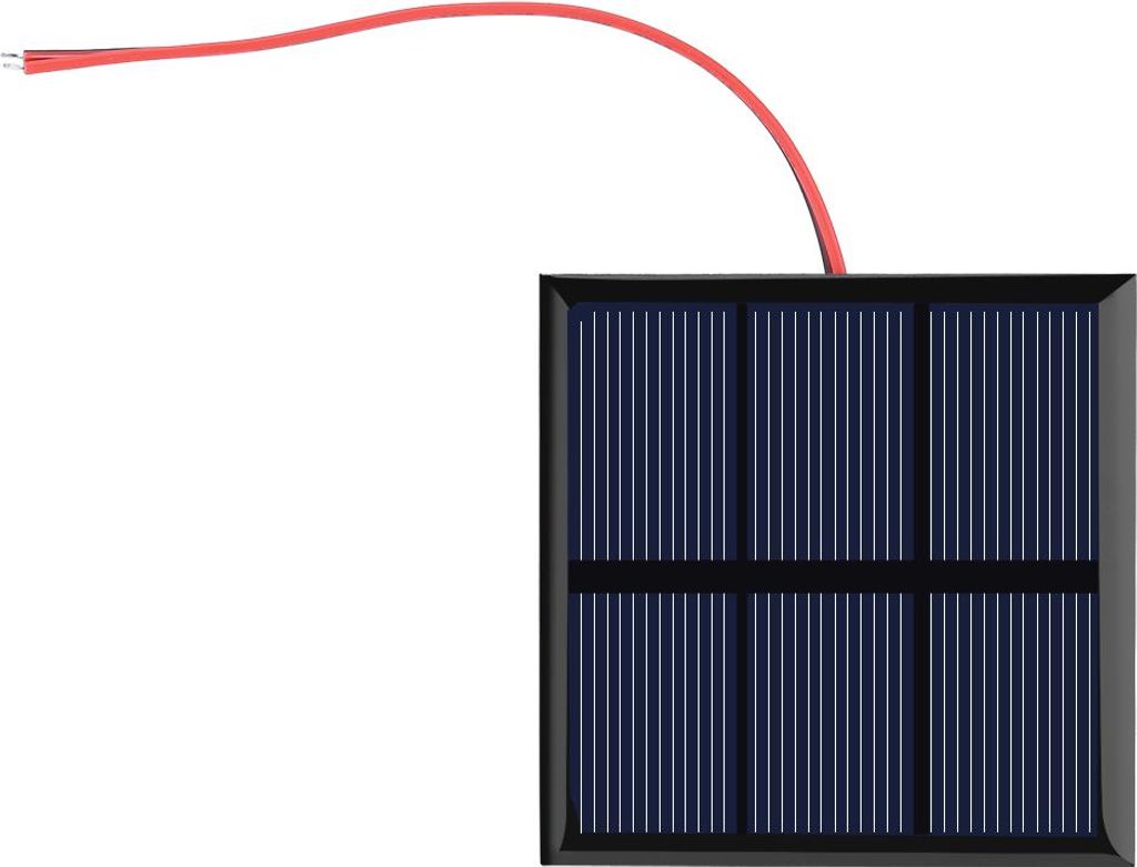 0.7W 1.5V Mini Portable Solar Panel DIY Power Modul Ladegerät für 1.2V Batterie mit Draht 70*70MM