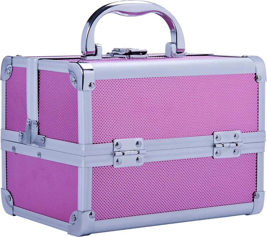 Mallette cosmétique compartimentée pour rangement maquillage et bijoux