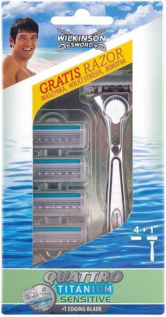 7005098C Wilkinson Quattro Titanium Sensitive 4 pcs + Image du produit 