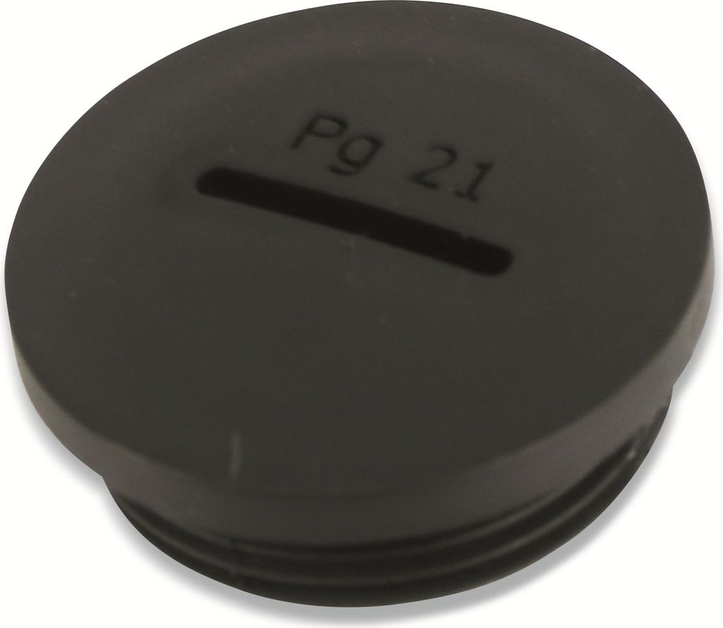 KSS Verschlussschraube, PG, PG-21, schwarz