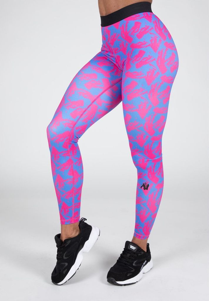 Gorilla Wear Colby Leggings - Blau/Pink - XL
