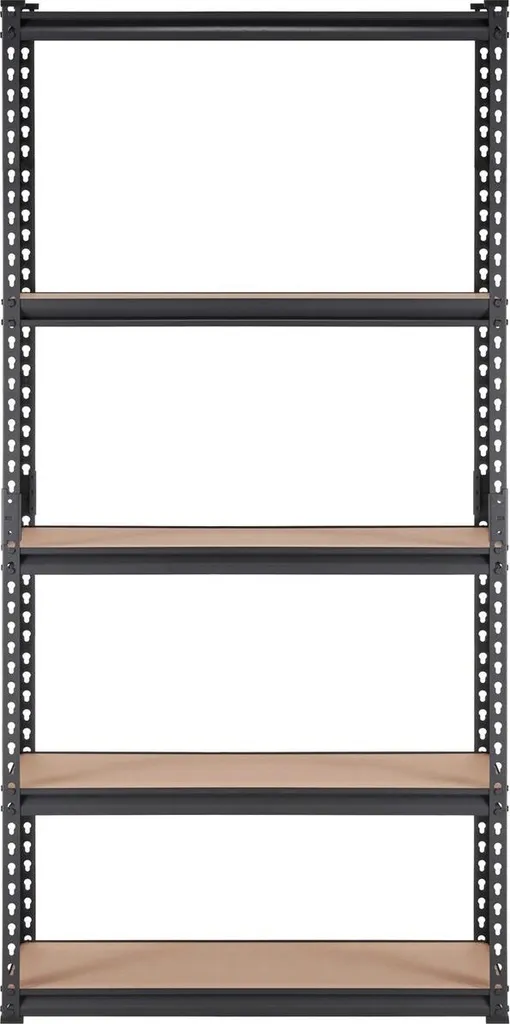 Organiseur de garage et garde-manger 5 niveaux ajustable 91x46x183 cm