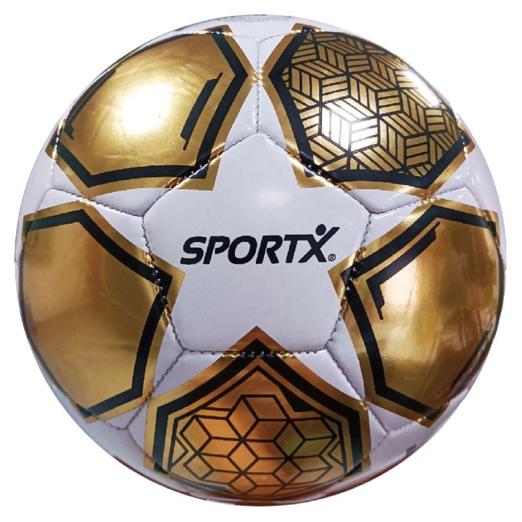SportX Fussball Gold White Star Metallic 330-350gr, Gold, Produktbild 