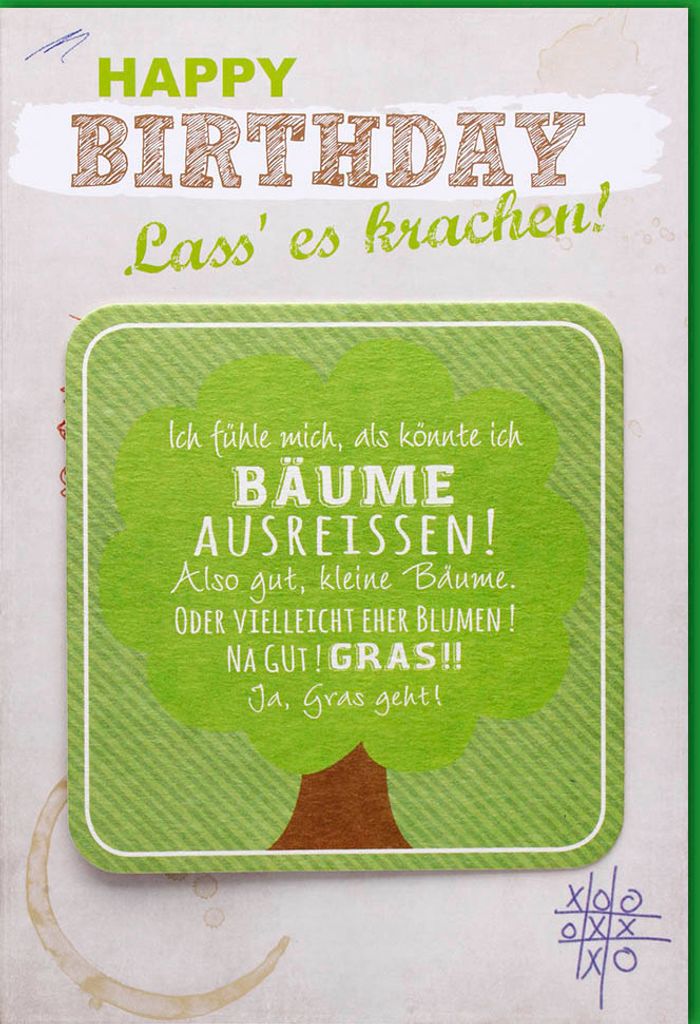 A - 55GD329 - Humorkarte zum Geburtstag - Grußkarte aus der Serie