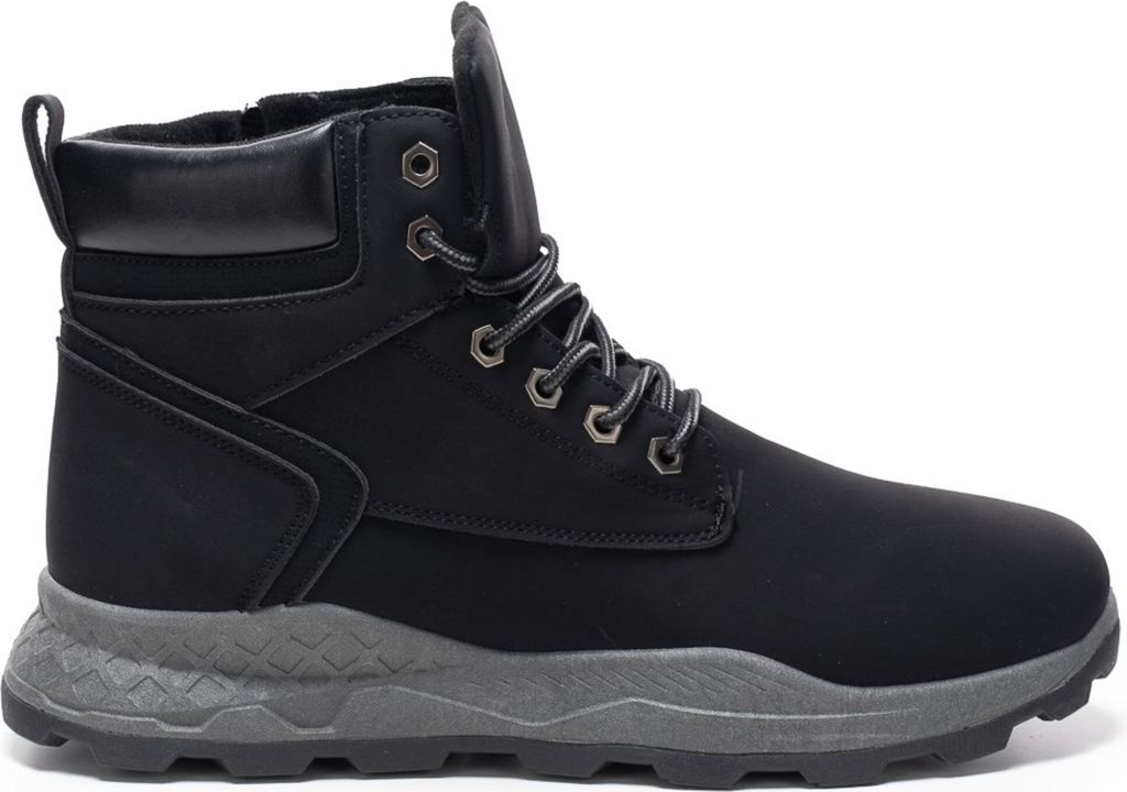 Damen Herren Gefüttert Freizeitschuhe Isoliert Sneaker Teruel Schwarz Gr.45