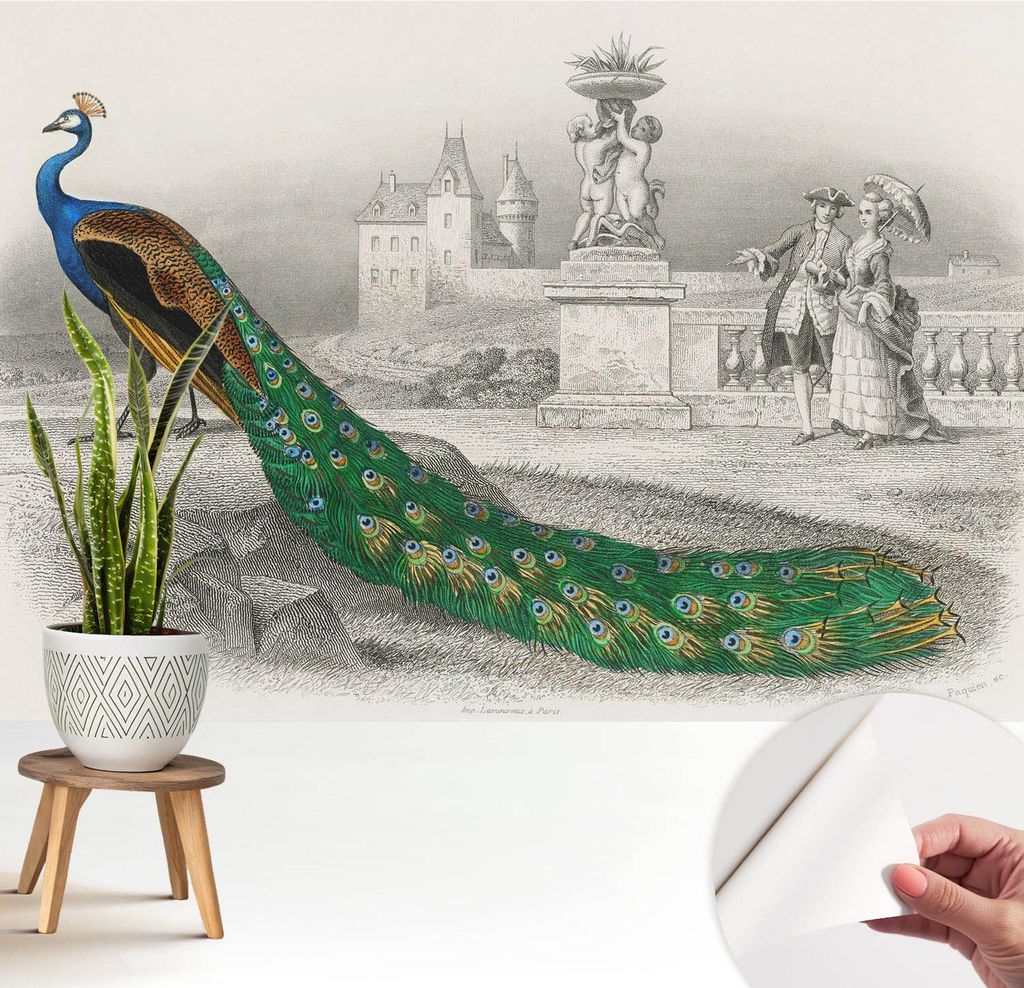 Fototapete selbstklebend - 208x146 cm - Tapete - Wandtapete - Wandbilder - Klebefolie - Dekofolie - Tapete Folie - Wand - Dekoration - Wohnzimmer -...
