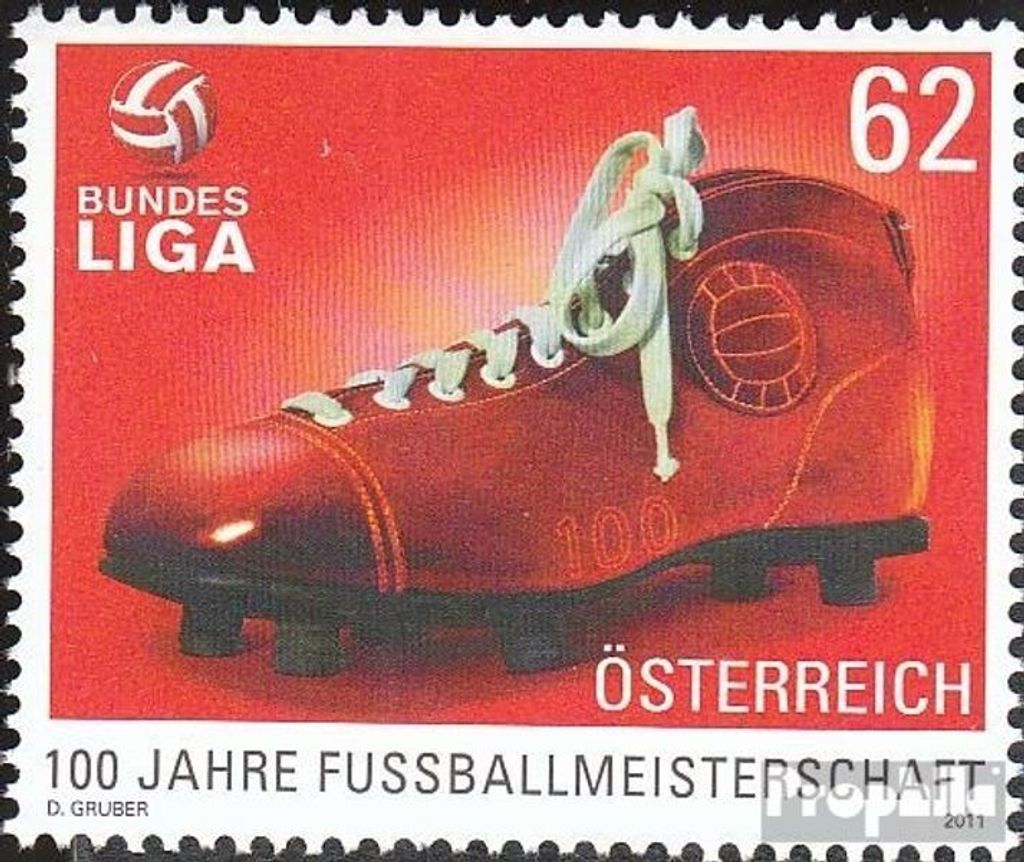 Briefmarken Österreich 2011 Mi 2950 (kompl.Ausg.) postfrisch Fußball