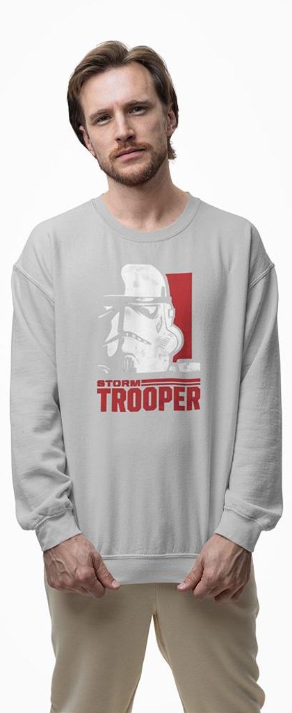 D&B Design Uni Pullover SWMO00098 Star Wars HellGrau-Größe M