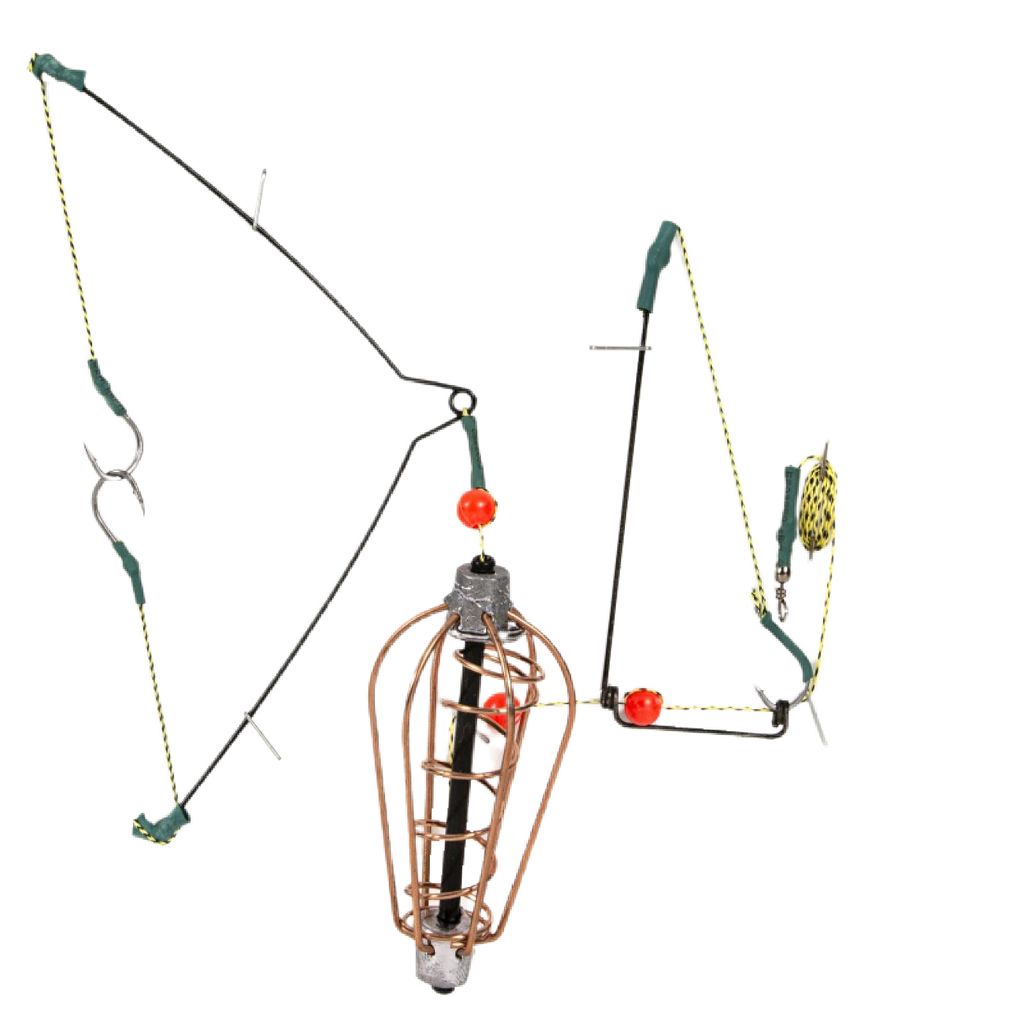 Angeln Köder Käfig Tragbare Anti-korrosion Kupfer Angeln Köder Korb mit Linie Haken für Angeln-30g