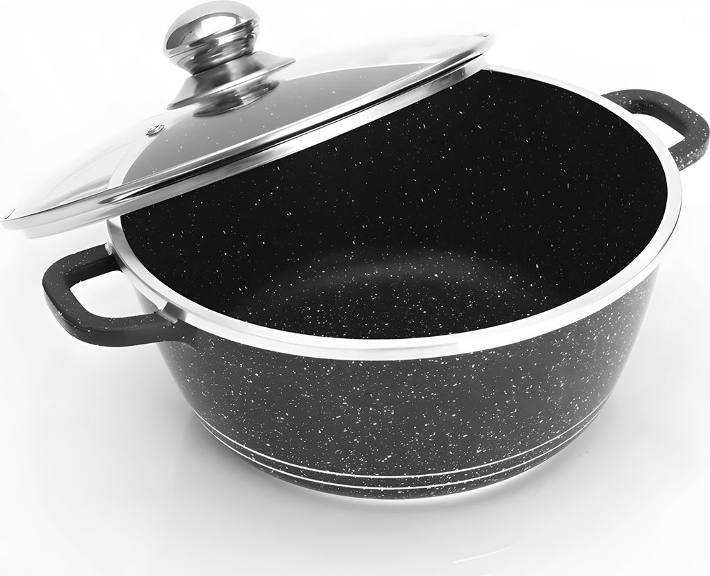Topfset 12-teilig Aluminium Keramik Kochgeschirr Produktbild 5