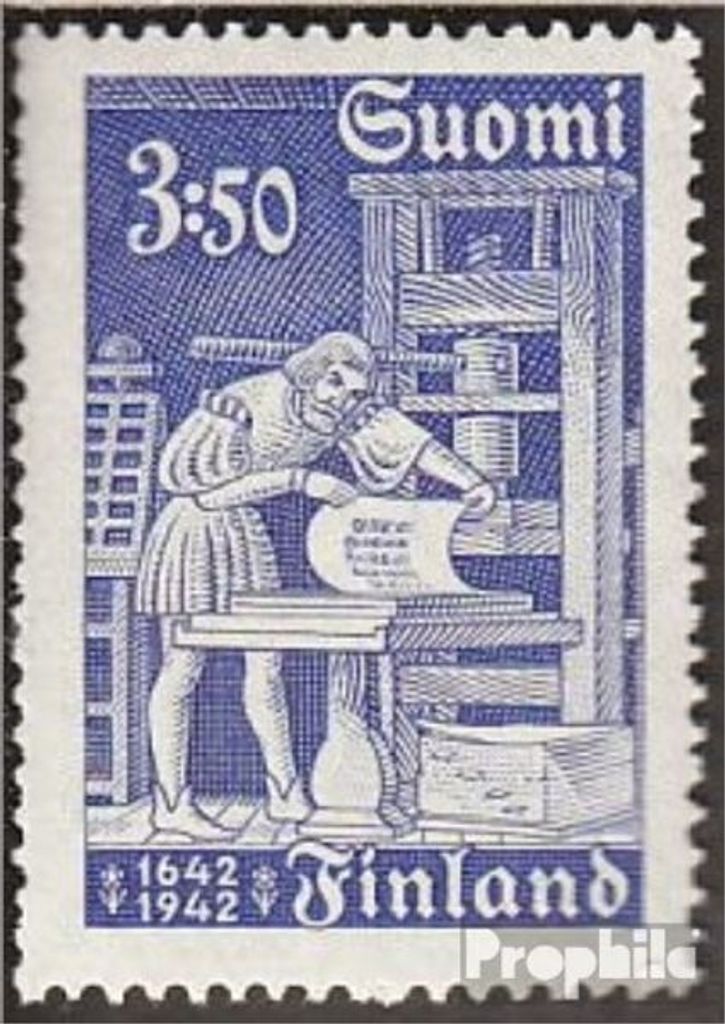Briefmarken Finnland 1942 Mi 268 postfrisch Bibelausgabe in finnisch