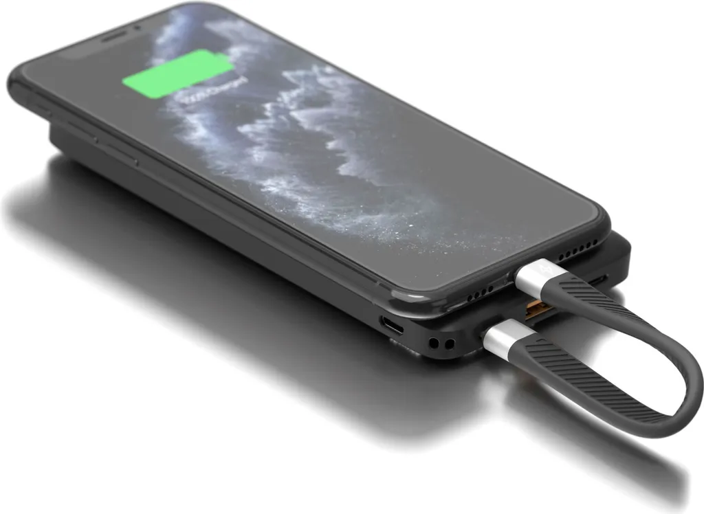 Câble USB-C Lightning AlzaPower FlexCore anti-casse certifié MFi noir 1m