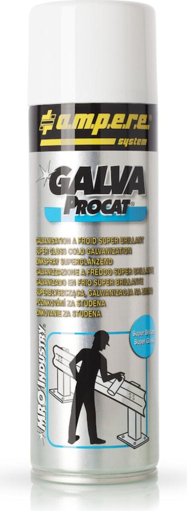 A.M.P.E.R.E. Zinkspray Galva Procat 500 ml superglänzend 12 Stk