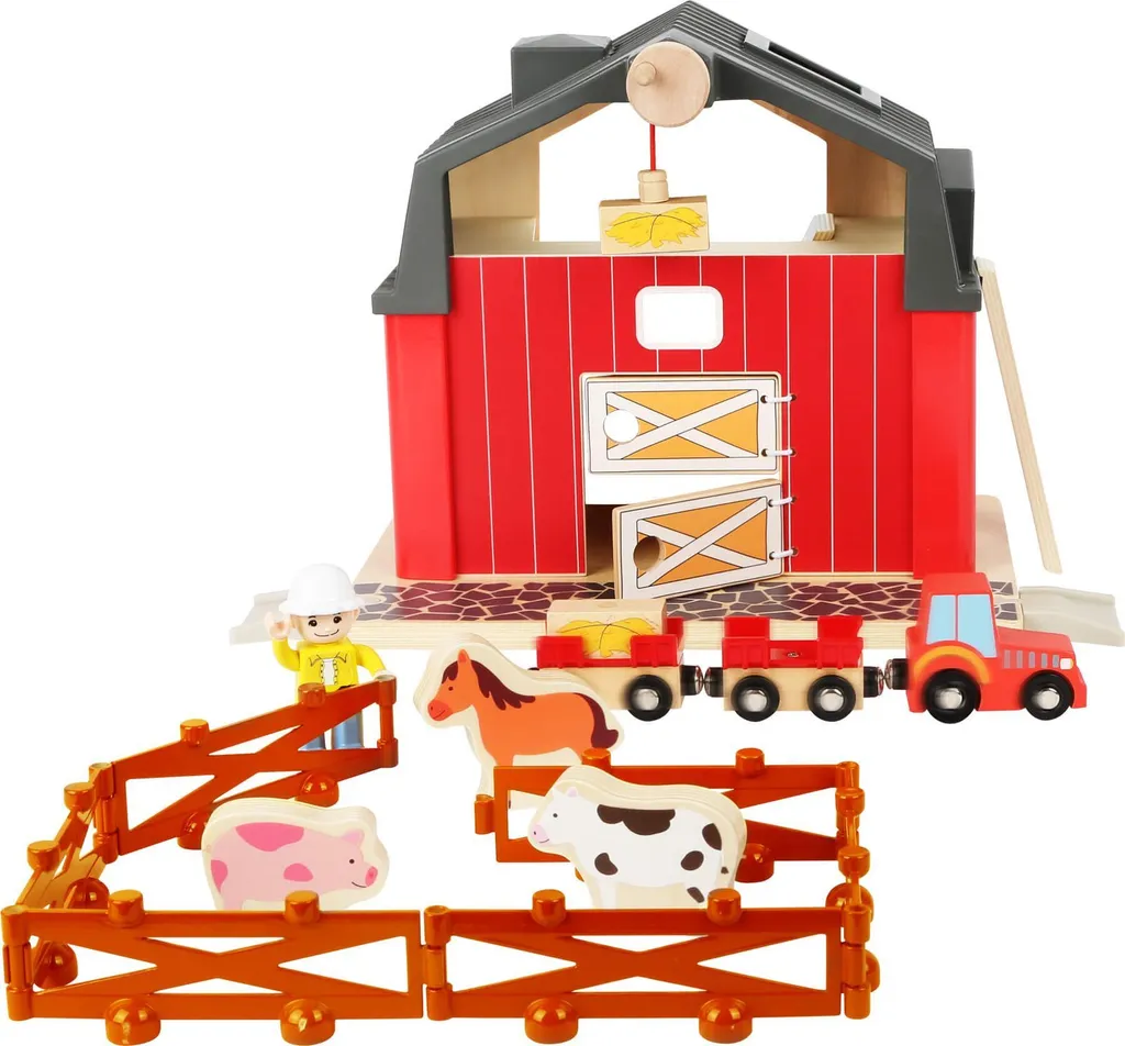Ferme miniature en bois 10800 Small Foot pour stimuler l'imagination