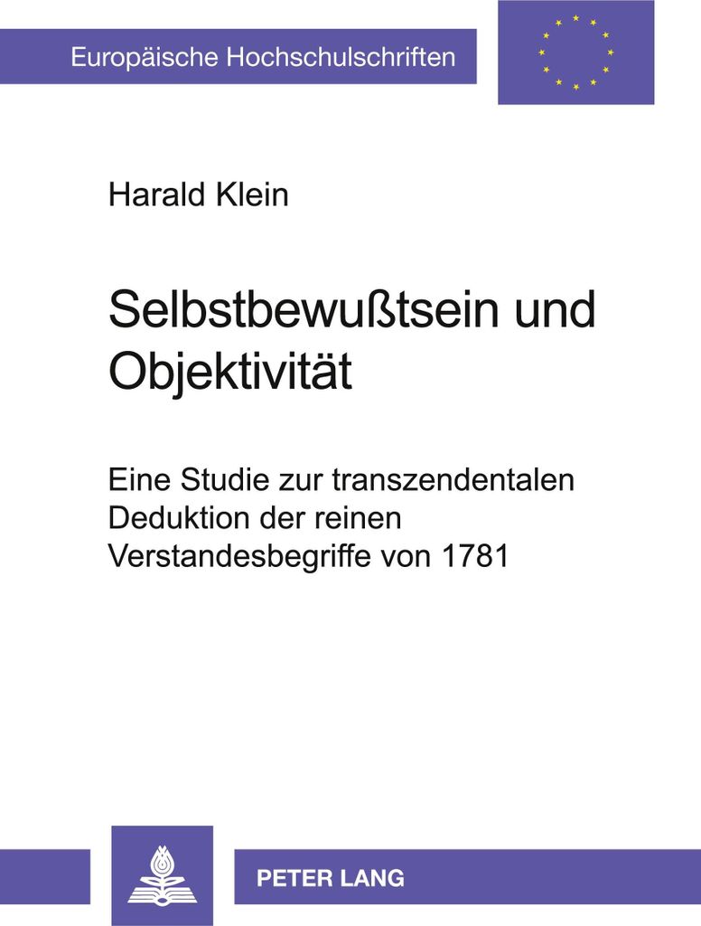 Selbstbewußtsein und Objektivität