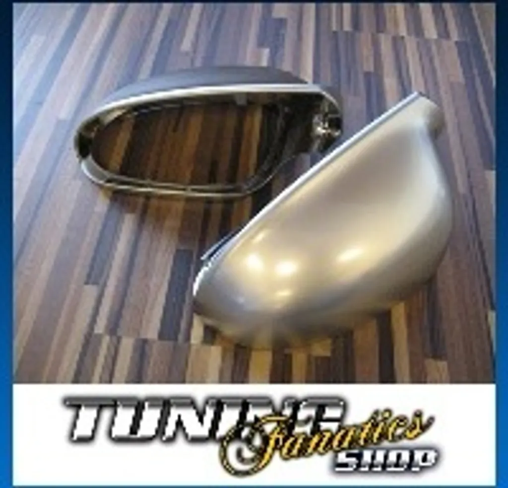 Coques Rétroviseurs VW Effet Aluminium Brossé - Design Sport Complet