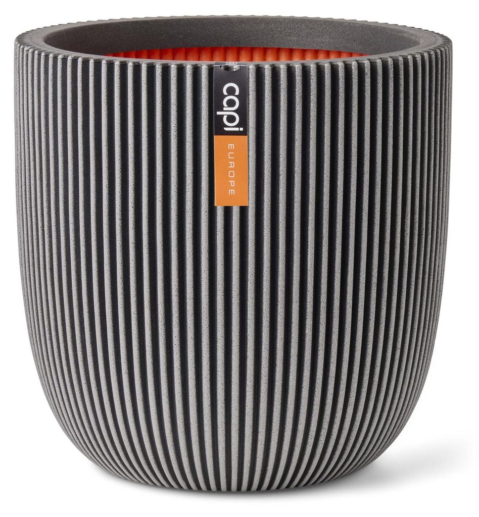 Ball flower pot - CAPI EUROPE - GROOVE NL - 43 x 41 cm - Immagine del prodotto 