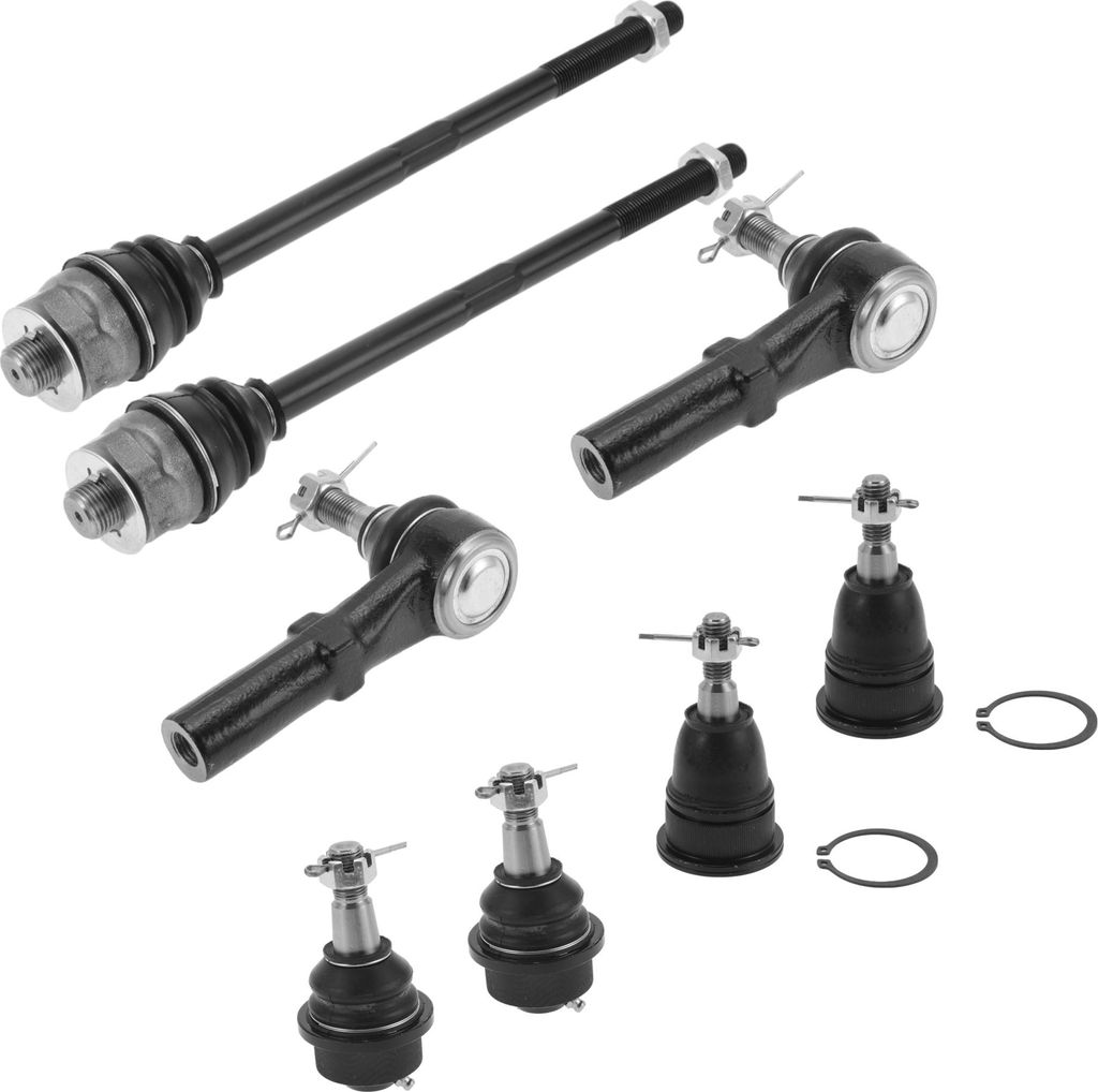 8 Stück Vordere Aufhängungssatz Innen Außen Spurstangenkopf Oben Unten Kugelgelenk für Chevrolet Silverado 2500 2001-2004 für GMC Sierra 3500 ...