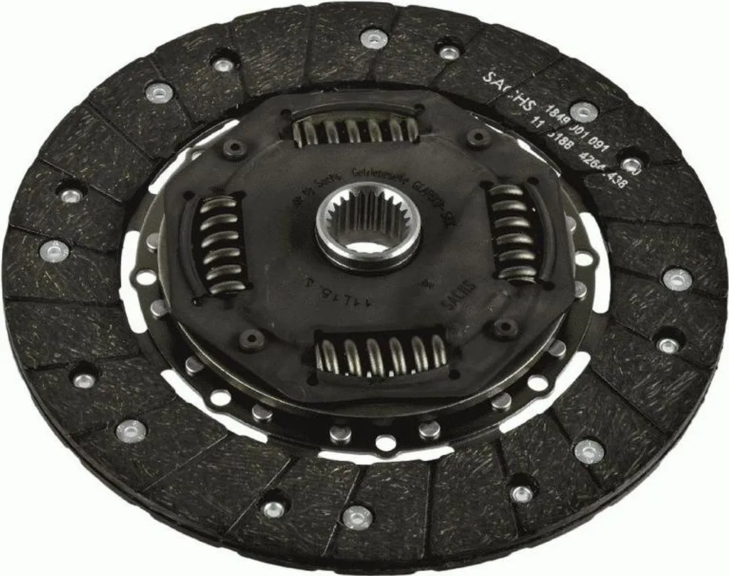 Disque d'embrayage pour Sharan et Galaxy - Pièce de rechange SACHS 240mm