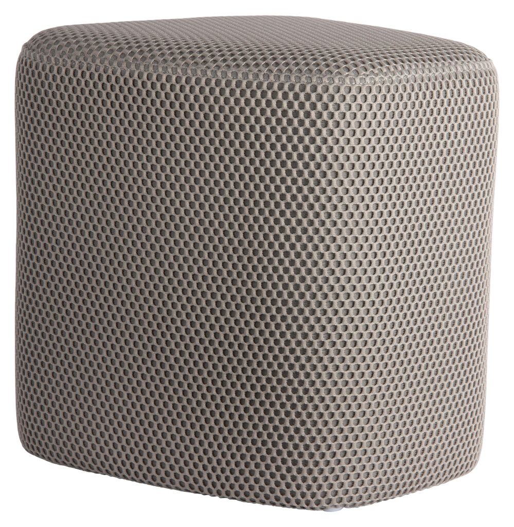 POUF Retro Mesh Triangle - Grau - 36/36/36 cm