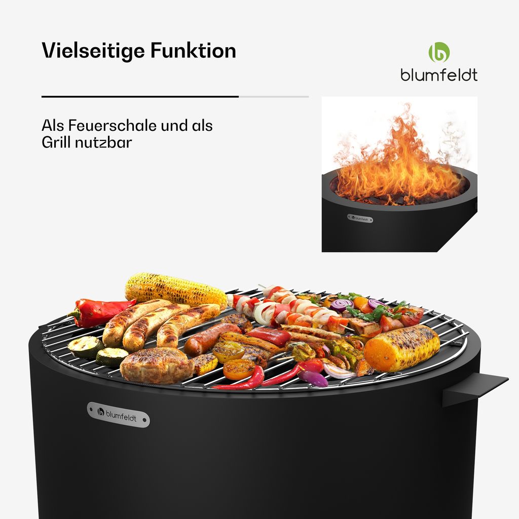Blumfeldt Ignite Pure Feuerschale - Fast Rauchfrei, Produktbild 3