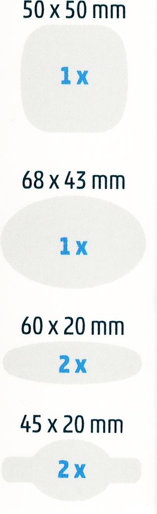 6x BLASEN-PFLASTER mit Hydrokolloid-Gel 4-Größen Produktbild 3