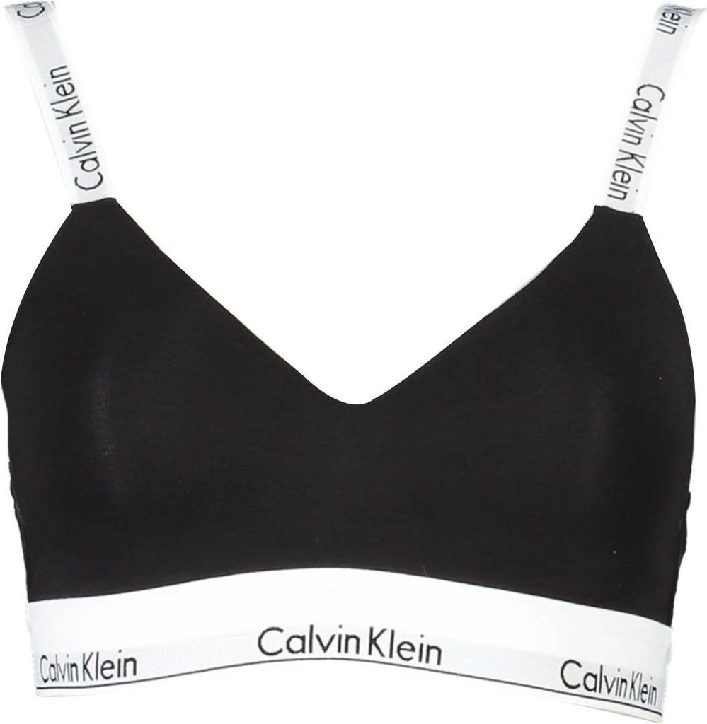 Schwarzes Bralette-BH-Top: Gepolstert, Verstellbar & Elastisch