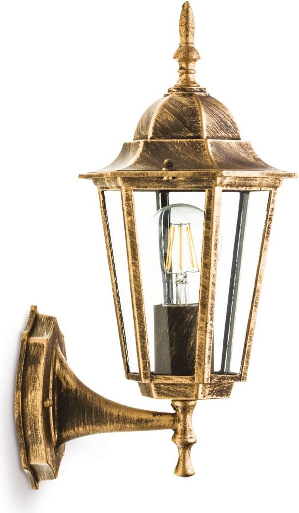 Applique d'extérieur rétro dorée 1xE27 50W LO4101 IP54 Kobi Image du produit 