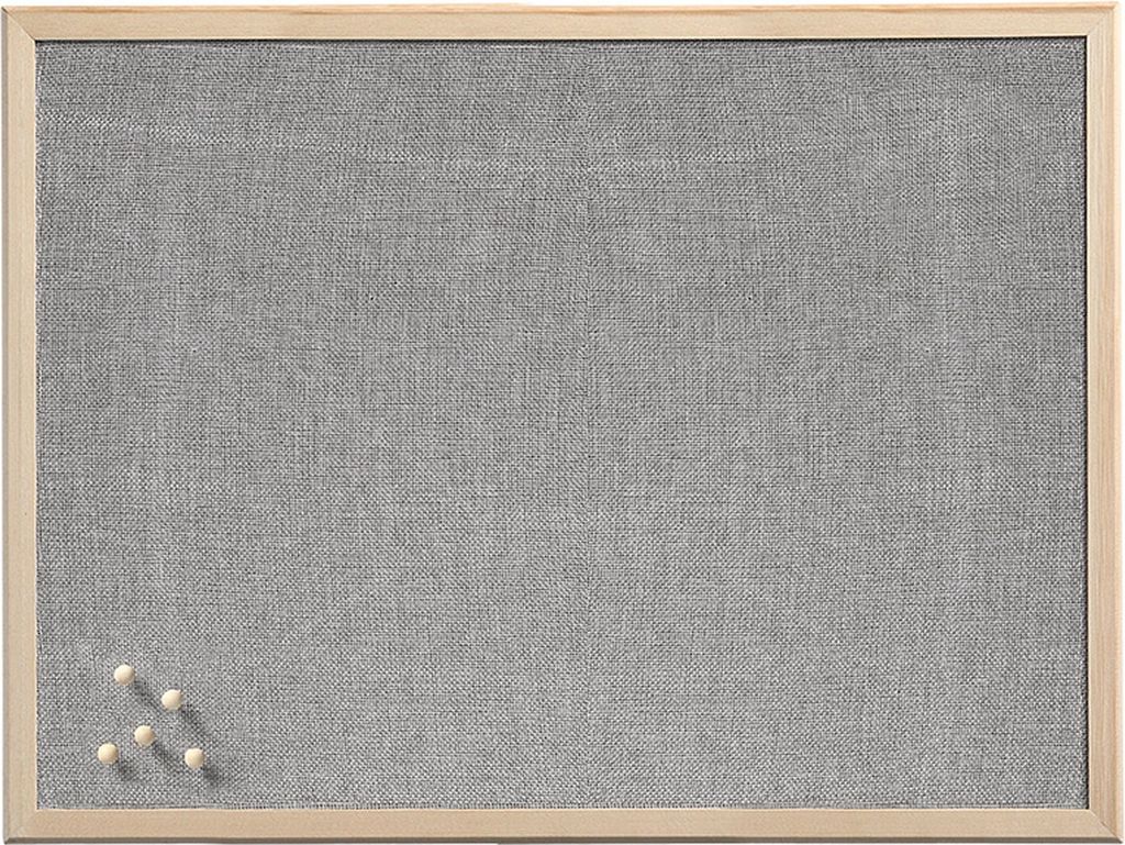 ZELLER PRESENT Pinboard Leinen/Kiefer 40x60cm