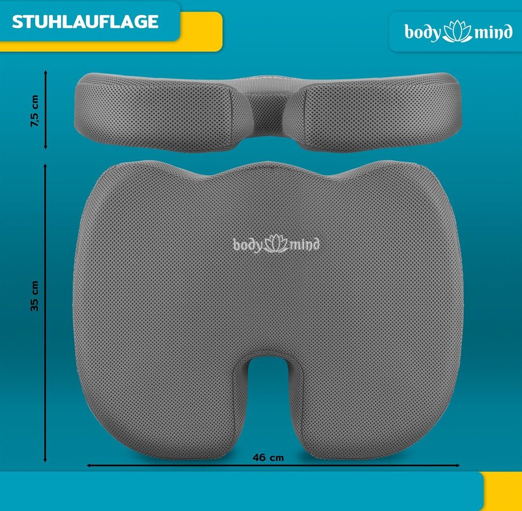 Orthopädisches Gel-Sitzkissen Wabenkissen - Ergonomische Sitzhilfe Für Büro & Auto