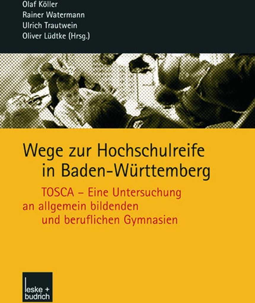 Wege zur Hochschulreife in Baden-Württemberg