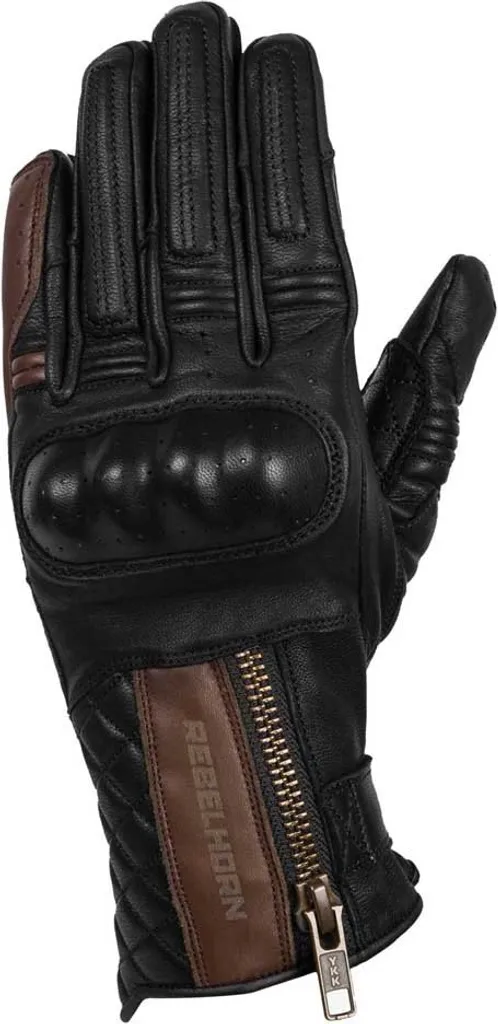 Gants en cuir Rebelhorn Hunter Vintage pour femme Marron Taille S Chic