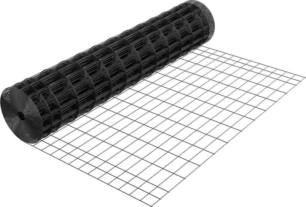 Farm Fence, 122cm x 15.2m, 2 x 4 in Mesh 14 Gauge Galvanized Steel Wire Fencing for Cattle, Hog & Sheep , Heavy Duty Vinyl Coated Livestock Fence ...